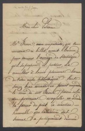 François Arago an Jean Antoine Letronne, 11.01.1837