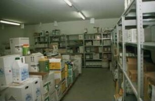 Ordnungsgemäßer Lagerraum für Pflanzenschutzmittel