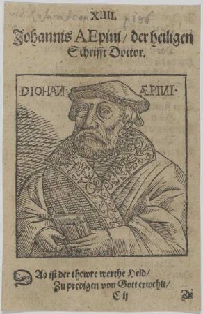 Bildnis des Iohan Aepini