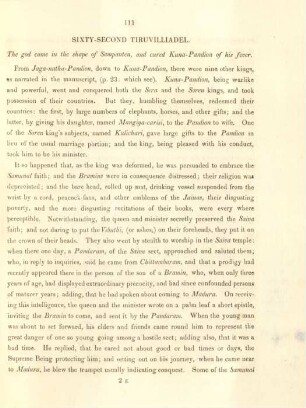 Sixty-second Tiruvilliadel. The god came in the shape of Sampanten, and cured Kuna-Pandion of his fever