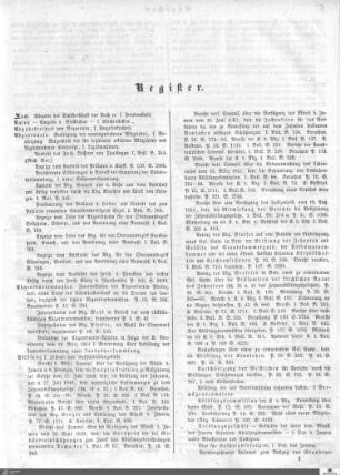 Register Kammer der Abgeordneten 1851-1853