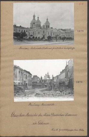 Brzezany: Brandstätte