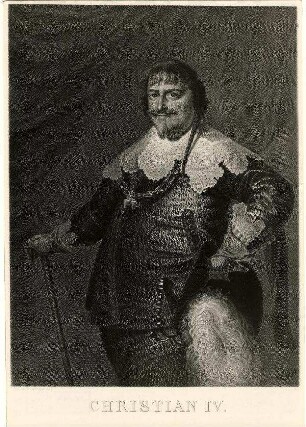 Bildnis von Christian IV. (1577-1648), König von Dänemark