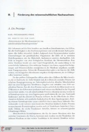 Rekonstitution der Membraninsertion von mitochondrialen Vorstufenproteinen