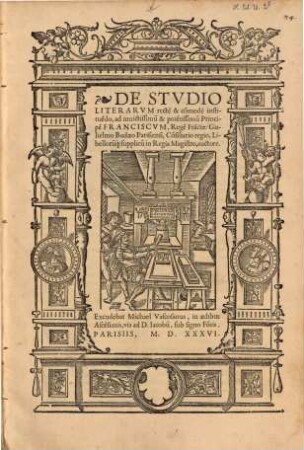 De studio literarum recte instituendo