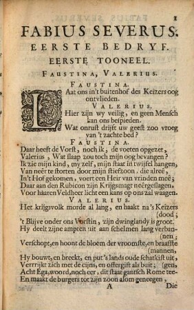 Fabius Severus : Treurspel ...