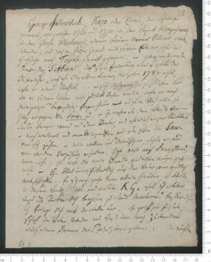 Exzerpt [Ohne Titel] "George Petrowitsch" aus Leopold Rankes "Die serbische Revolution"