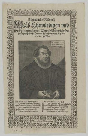 Bildnis des Cvnrad Dieterich