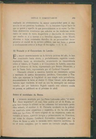 El tratado y el Concordato de Letrán