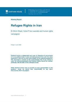 Refugee rights in Iran