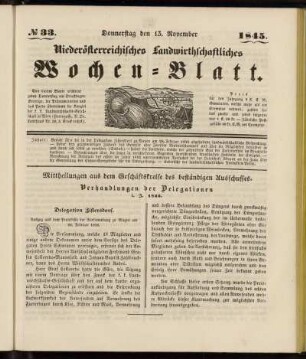 No 33. Donnerstag den 13. November 1845