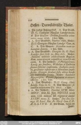 Hessen-Darmstädtische Thaler.