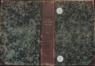 Theaterzettelband 1911/12