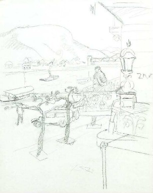 REMAGEN II (Studie zu Gemälde 'Remagen')