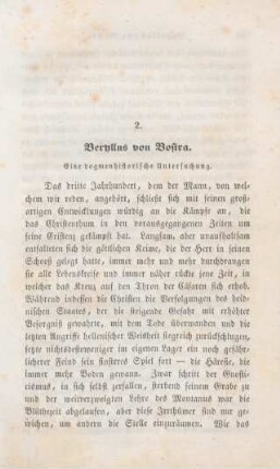 57-95 Beryllus von Bostra : eine dogmenhistorische Untersuchung
