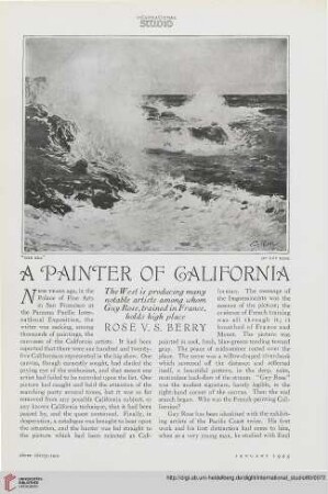 80.1925 = Nr. 332: A painter of California