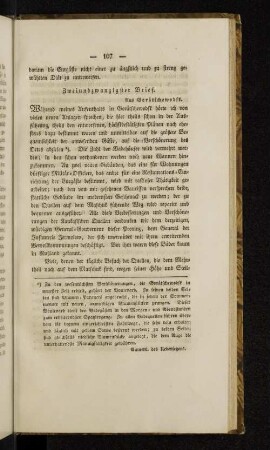 Zweiundzwanzigster Brief.