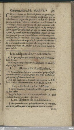 L. 152. Uspianus lib. 69. ad Edictum