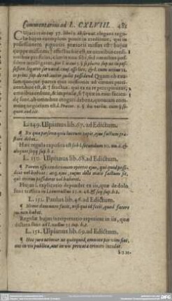 L. 152. Uspianus lib. 69. ad Edictum