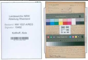 Entnazifizierung Alois Kotthoff , geb. 00.00.0000 (Arzt)