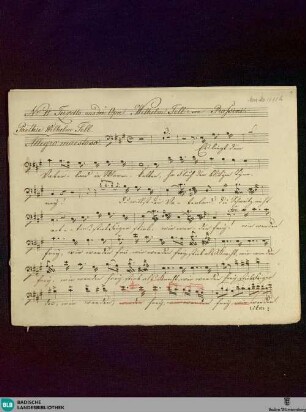 Guillaume Tell. Excerpts - Don Mus.Ms. 1691a,b : V (3)