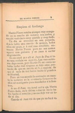 Empieza el fandango