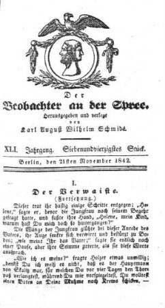 47. Stueck, 21. November 1842