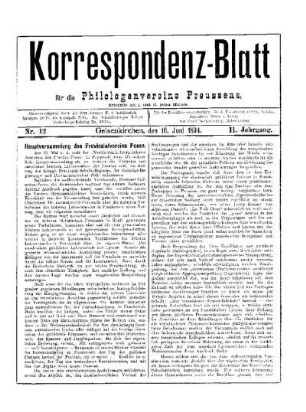 Hauptversammlung des Provinzialvereins Posen