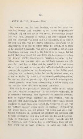 XXXV. De Gids, november 1884