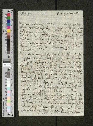 Brief an Rebecca Claudius