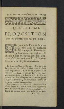 Quatrième proposition