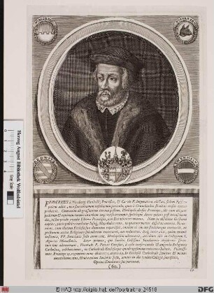 Bildnis Friedrich (von Wirsberg), 1558-1573 Fürstbischof von Würzburg