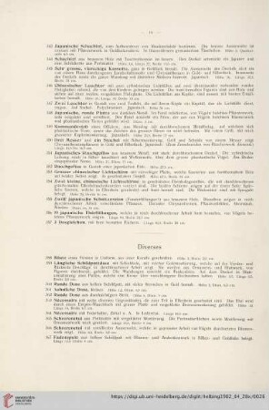 Diverses (Nr. 358-387)