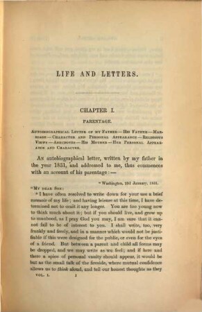 Life and Letters of Joseph Story : Edited by his son William W. Story. (Mit 1 Porträt.), 1