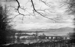 Seebruck am Chiemsee: Seebruck, Blick auf Alzbrücke