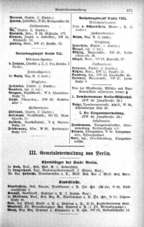 Gemeindeverwaltung von Berlin