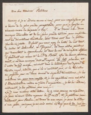 Brief an Bitkow : 01.01.1831