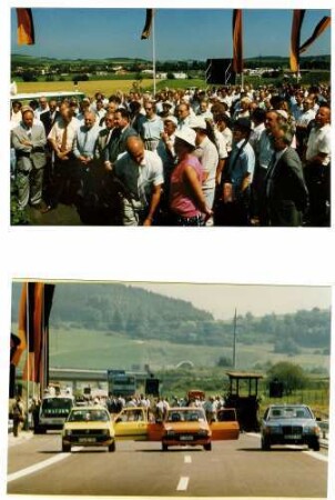 Verkehrsfreigabe des Streckenabschnitts am 29.06.1990