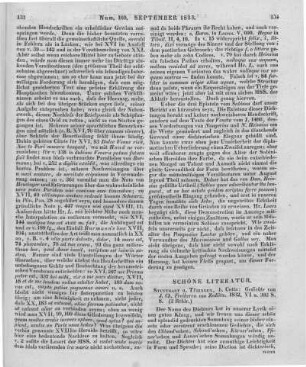 Zedlitz, J. C. v.: Gedichte. Stuttgart, Tübingen: Cotta 1832