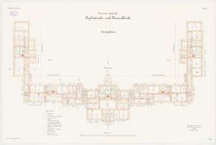 Universität Greifswald Psychiatrische und Nervenklinik: Grundriss Keller 1:100