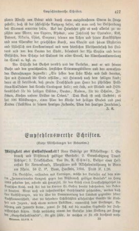 477-483 Empfehlenswerthe Schriften