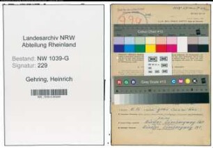 Entnazifizierung Heinrich Gehring , geb. 09.03.1900 (Polizist)