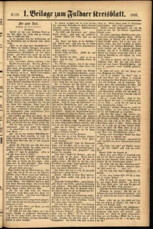 Zweite Ausgabe vom Samstag, den 07. Oktober 1893.