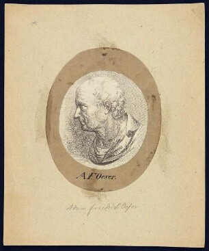 Adam Friedrich Oeser (1717-1799) : Bildnis Friedrich August von Ammon