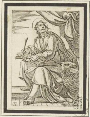 Der Evangelist Johannes (aus der Folge von Szenen aus dem Neuen Testament etc.)