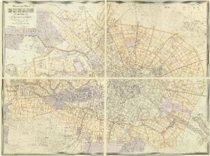 Situations-Plan von Berlin mit dem Weichbilde und Charlottenburg