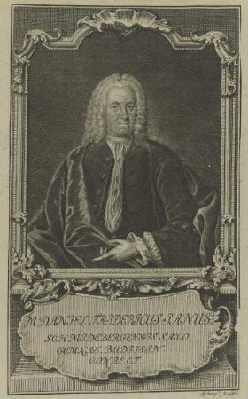Bildnis des Daniel Fridericus Janus