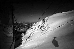 Oberstdorf: Nebelhorn; Blick bei der Auffahrt