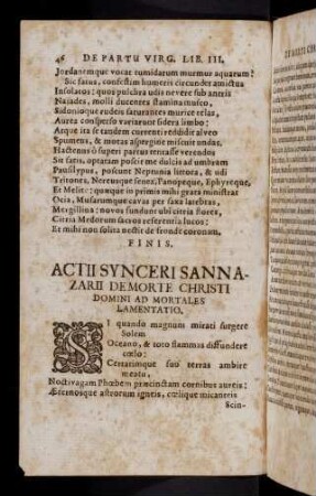 46-50, Lamentatio de morte Christi.