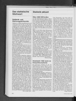Statistik aktuell